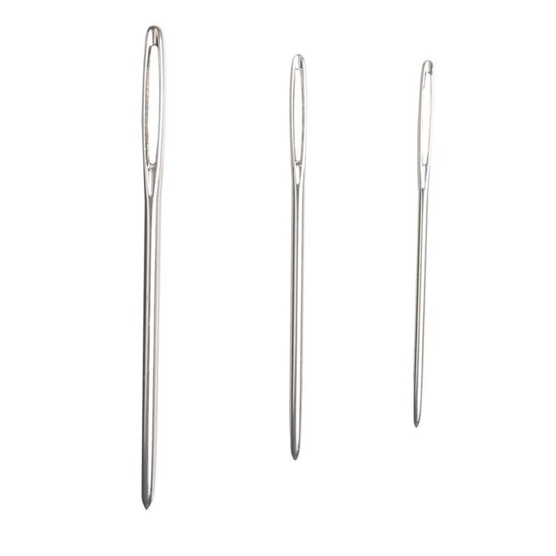 Hekisn Large-Eye Blunt Needles, 6 Piece Pro Quality Stainless Steel Yarn Knitting Needles, Sewing Needles, Crafting Knitting Weaving Stringing Needles (6 Pieces) - Image 4